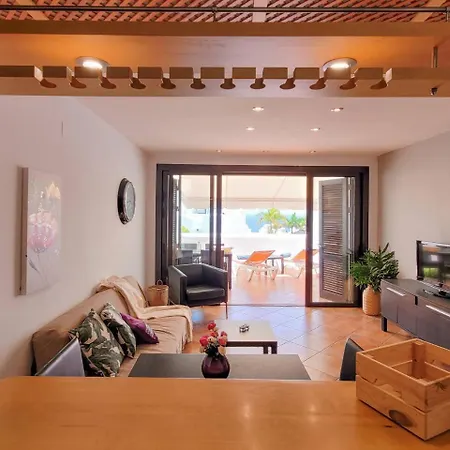 Adeje Paradise 11-b Vistas Al Mar Heated Pool דירה