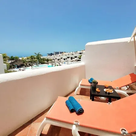 公寓 Adeje Paradise 11-b Vistas Al Mar Heated Pool